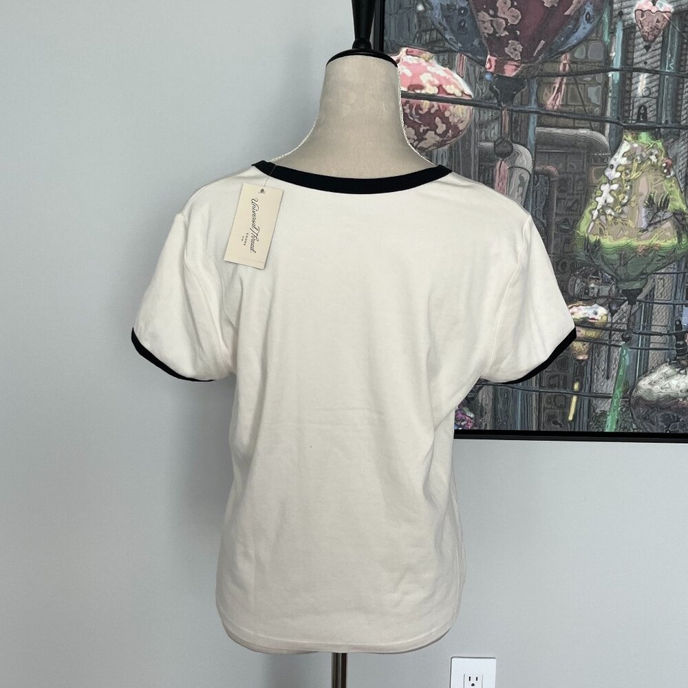 NWT Universal Thread Cream/Black T-shirt and Tank Set XL - Picture 5 of 13